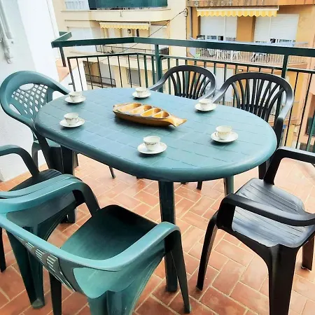 En Primera Linea De Playa Con Terraza Y 3 En - Es-170-71 Apartment Llanca